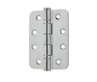 J9500RPSS Frelan Hardware Certifire Grade 13 &lpar;Stainless Steel&rpar; Radius Ball Bearing Hinges 102mm x 76mm x 3mm Polished Stainless Steel
