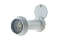JV945WH Frelan Hardware Jedo 180 Degree Fire Rated Door Viewer to tit 50-70mm Doors White c&sol;w Intumescent