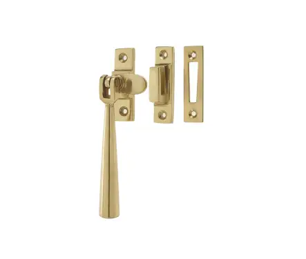 Click Here To Enlarge This Photo Of JV4917PB Frelan Hardware Jedo Julietta Casement Fastener 110mm Polished Brass