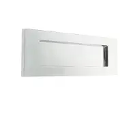 JV36LPC Frelan Hardware Jedo Plain Letterplate 254mm x 100mm &lpar;231mm centers&rpar; Polished Chrome