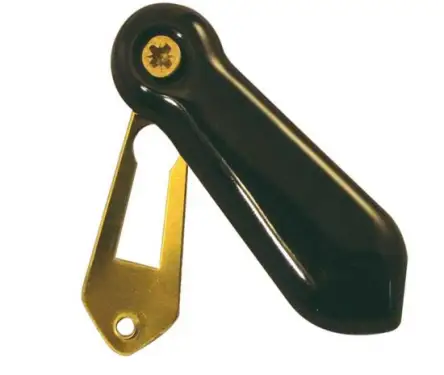Click Here To Enlarge This Photo Of JC62 Frelan Hardware Jedo Porcelain Covered Escutcheon Black