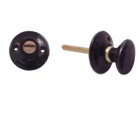 JC67 Frelan Hardware Jedo Porcelain Turn & Release &lpar;Rack Bolt Supplied Separately&rpar; Black