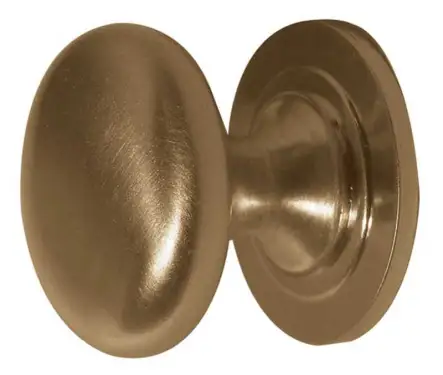 Click Here To Enlarge This Photo Of JV47ASB Frelan Hardware Jedo Traditional Cupboard Knob 25mm Satin Brass