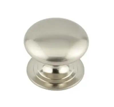 Click Here To Enlarge This Photo Of JV47ASN Frelan Hardware Jedo Traditional Cupboard Knob 25mm Satin Nickel