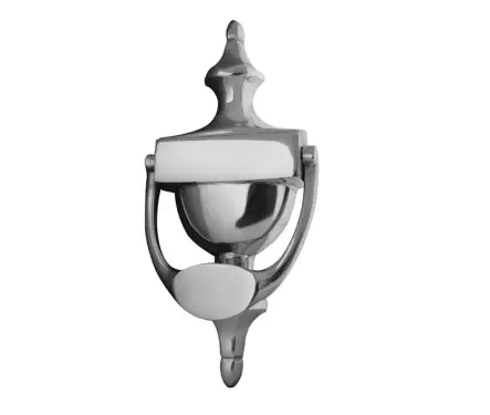 Click Here To Enlarge This Photo Of JV38SPC Frelan Hardware Jedo Urn Door Knocker 170mm Polished Chrome