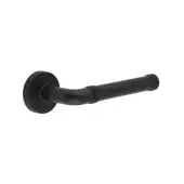 JV853MB Frelan Hardware Jedo 'Midtown' Lever Handles on Round Rose - Matt Black