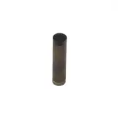 BUR968AB Frelan Hardware Burlington Knurled Wall Mounted Door Stop &lpar;No Rose&rpar; No Rose Antique Brass