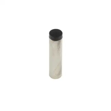 Click Here To Enlarge This Photo Of BUR968PN Frelan Hardware Burlington Knurled Wall Mounted Door Stop &lpar;No Rose&rpar; No Rose Polished Nickel
