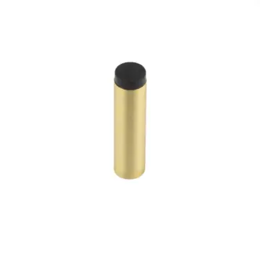 Click Here To Enlarge This Photo Of BUR970SB Frelan Hardware Burlington Plain Wall Mounted Door Stop &lpar;No Rose&rpar; No Rose Satin Brass