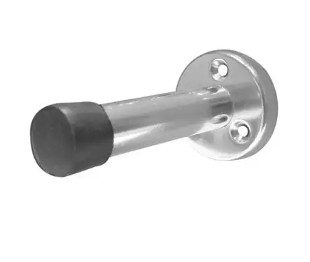 Click Here To Enlarge This Photo Of J1280 Frelan Hardware Aluminium Wall Mounted Doorstop 76mm Satin Anodised Aluminium