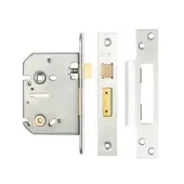 JL1072SC Frelan Hardware Jedo Bathroom Lock 76mm Satin Chrome