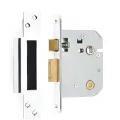 JL1072PC Frelan Hardware Jedo Bathroom Lock 76mm Polished Chrome