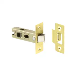 JL122EB Frelan Hardware Jedo Kontrax Tubular Mortice Latch 64mm Electro Brass