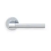 HR5CP Carlisle Brass Manital 'Hey Riga' Lever Handle on Round Rose - Polished Chrome