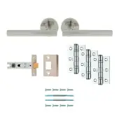 UDP011SN&sol;INTB - Carlisle Brass 'Faro' Ultimate Door Pack - Satin Nickel