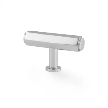 Click Here To Enlarge This Photo Of AW829-55-PC - Alexander & Wilks Vesper Hex 55mm T-Bar Cabinet Knob - Polished Chrome