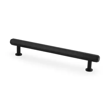 Click Here To Enlarge This Photo Of AW830-160-BL - Alexander & Wilks Vesper Hex T-Bar Cabinet Pull - Black - 160mm c&sol;c