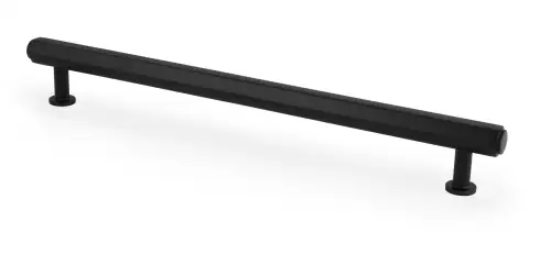 Click Here To Enlarge This Photo Of AW830-224-BL - Alexander & Wilks Vesper Hex T-Bar Cabinet Pull - Black - 224mm c&sol;c