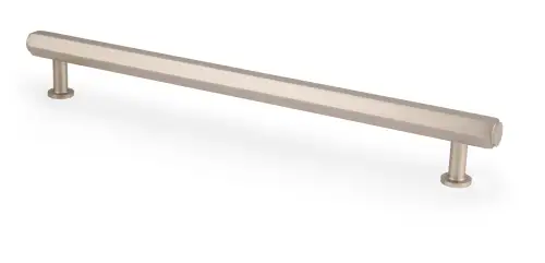 Click Here To Enlarge This Photo Of AW830-224-SN - Alexander & Wilks Vesper Hex T-Bar Cabinet Pull - Satin Nickel - 224mm c&sol;c