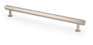 AW830-224-SN - Alexander & Wilks Vesper Hex T-Bar Cabinet Pull - Satin Nickel - 224mm c&sol;c