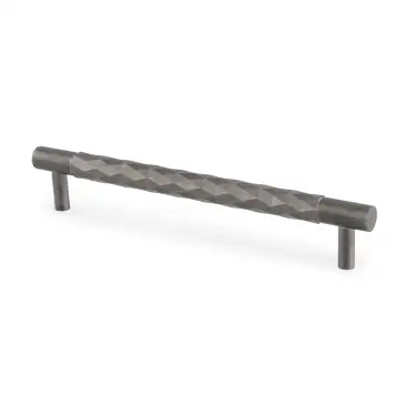 Click Here To Enlarge This Photo Of AW846-160-DBZPVD - Alexander & Wilks Diamond Cut T-Bar Cabinet Pull - Dark Bronze PVD - 160mm c&sol;c