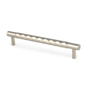 Click Here To Enlarge This Photo Of AW846-160-PNPVD - Alexander & Wilks Diamond Cut T-Bar Cabinet Pull - Polished Nickel PVD - 160mm c&sol;c