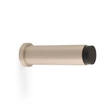 Click Here To Enlarge This Photo Of AW601-75-SN - Alexander & Wilks Projection Cylinder Doorstop Plain 75x20mm - Satin Nickel