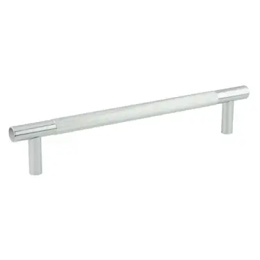 Click Here To Enlarge This Photo Of JV1800PCFF Frelan Hardware Jedo 'Bari' 300mm x 19mm Knurled Pull Handle - Polished Chrome &lpar;Secret Fixing&rpar;