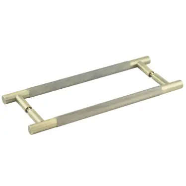 Click Here To Enlarge This Photo Of JV1800ABB2B Frelan Hardware Jedo 'Bari' 300mm x 19mm Knurled Pull Handles - Antique Brass &lpar;Back to Back Pair&rpar;