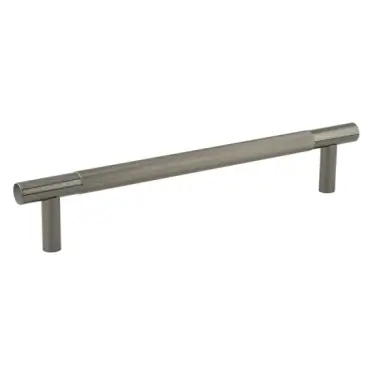 Click Here To Enlarge This Photo Of JV1800BNB2B Frelan Hardware Jedo 'Bari' 300mm x 19mm Knurled Pull Handles - Black Nickel &lpar;Back to Back Pair&rpar;