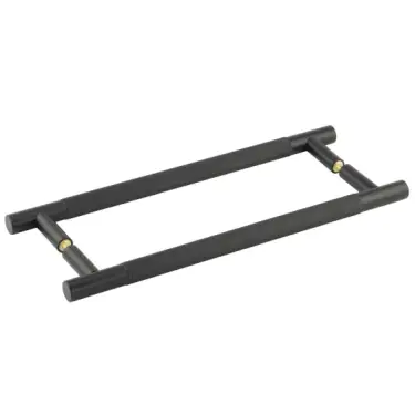 Click Here To Enlarge This Photo Of JV1800MBB2B Frelan Hardware Jedo 'Bari' 300mm x 19mm Knurled Pull Handles - Matt Black &lpar;Back to Back Pair&rpar;