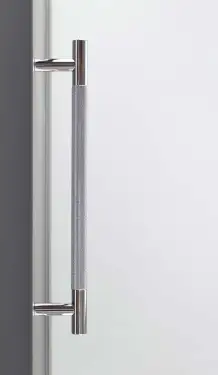 Click Here To Enlarge This Photo Of JV1800PCB2B Frelan Hardware Jedo 'Bari' 300mm x 19mm Knurled Pull Handles - Polished Chrome &lpar;Back to Back Pair&rpar;