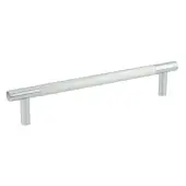 JV1800PCB2B Frelan Hardware Jedo 'Bari' 300mm x 19mm Knurled Pull Handles - Polished Chrome &lpar;Back to Back Pair&rpar;