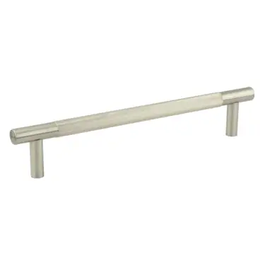 Click Here To Enlarge This Photo Of JV1800SNB2B Frelan Hardware Jedo 'Bari' 300mm x 19mm Knurled Pull Handles - Satin Nickel &lpar;Back to Back Pair&rpar;