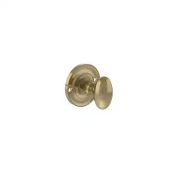Click Here To Enlarge This Photo Of Atlantic - OEOWCRB Old English Solid Brass Oval WC Turn and Release - Raw Brass