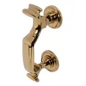BLU Performance Doctors Door Knocker&comma; 316 Stainless Steel in a PVD Polished Brass Finish &lpar;DKB195-PPB&rpar;
