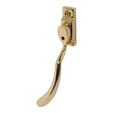 Click Here To Enlarge This Photo Of Pera PER50B Bulb End Window Espagnolette Handle &lpar;Left Hand&rpar; Polished Brass &lpar;PER50B-LH-BP&rpar;