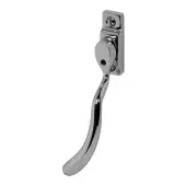 Pera PER50B Bulb End Window Espagnolette Handle &lpar;Left Hand&rpar; Polished Chrome &lpar;PER50B-LH-PC&rpar;