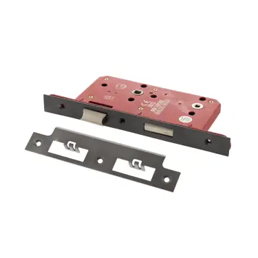 Click Here To Enlarge This Photo Of Atlantic - ALKDINB60MBN DIN Mortice Bathroom lock 60mm Backset &lpar;78mm c&sol;c&rpar; - Matt Gun Metal