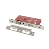 Atlantic - ALKDINB60PC DIN Mortice Bathroom lock 60mm Backset &lpar;78mm c&sol;c&rpar; - Polished Chrome