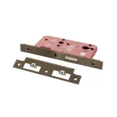 Atlantic - ALKDINED60AB DIN Mortice Euro Profile Deadlock 60mm Backset - Antique Brass