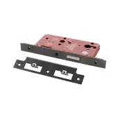 Atlantic - ALKDINED60MBN DIN Mortice Euro Profile Deadlock 60mm Backset - Matt Gun Metal