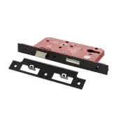 Atlantic - ALKDINES60MB DIN Mortice Euro Profile Sashlock 60mm Backset &lpar;72mm c&sol;c&rpar; - Matt Black