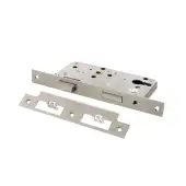 Atlantic - ALKDINES60SSS DIN Mortice Euro Profile Sashlock 60mm Backset &lpar;72mm c&sol;c&rpar; - Satin Stainless Steel
