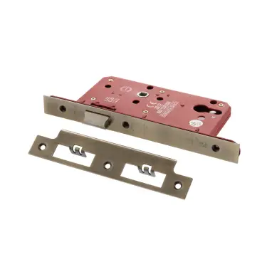 Click Here To Enlarge This Photo Of Atlantic - ALKDINL60AB DIN Mortice Latch 60mm Backset - Antique Brass