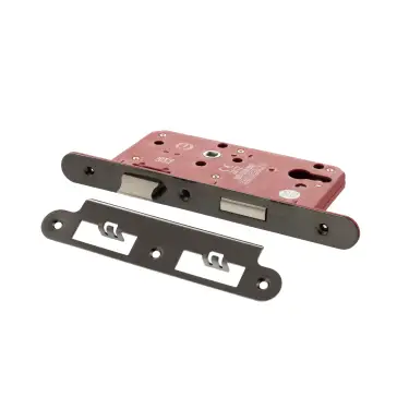 Click Here To Enlarge This Photo Of Atlantic - ALKDINRES60BN DIN &lpar;Radius&rpar; Euro Profile Sashlock 60mm Backset &lpar;72mm c&sol;c&rpar; - Black Nickel