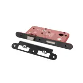 Atlantic - ALKDINRES60MBN DIN &lpar;Radius&rpar; Euro Profile Sashlock 60mm Backset &lpar;72mm c&sol;c&rpar; - Matt Gun Metal