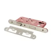 Atlantic - ALKDINRES60PC DIN &lpar;Radius&rpar; Euro Profile Sashlock 60mm Backset &lpar;72mm c&sol;c&rpar; - Polished Chrome