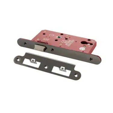 Click Here To Enlarge This Photo Of Atlantic - ALKDINRL60BN DIN &lpar;Radius&rpar; Latch 60mm Backset - Black Nickel