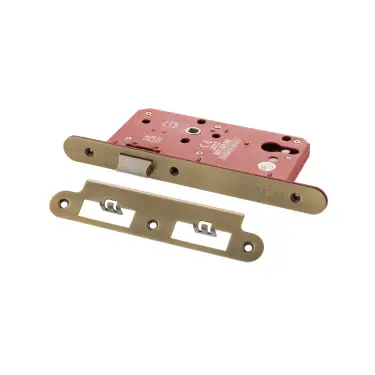 Click Here To Enlarge This Photo Of Atlantic - ALKDINRL60MAB DIN &lpar;Radius&rpar; Latch 60mm Backset - Matt Antique Brass